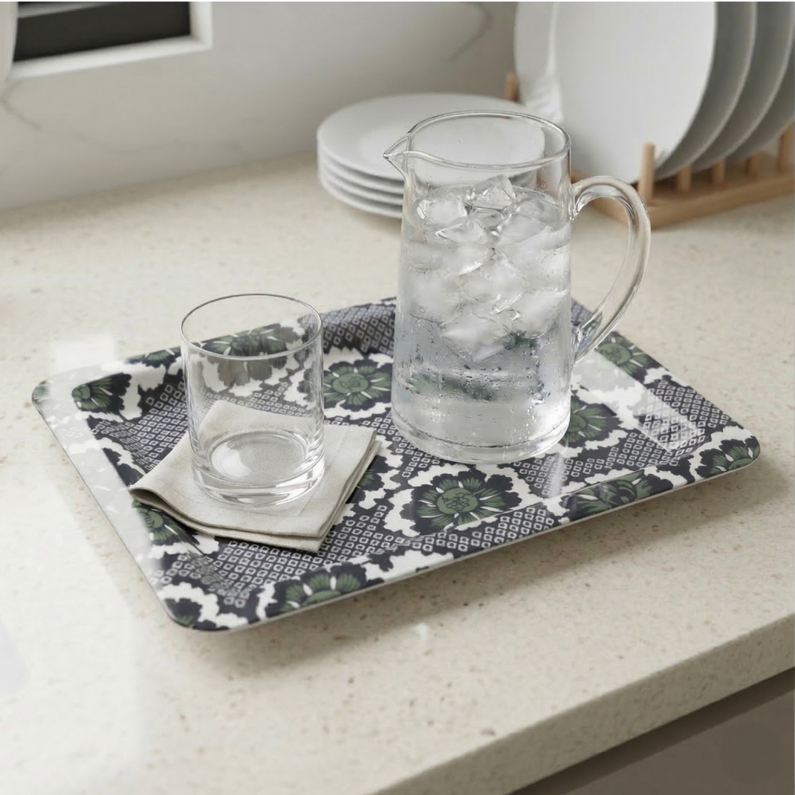 Oak Grove On the Dot decorative tray